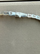 Bulgari Serpenti Viper Necklace With Full Pave Diamonds 18K White Gold
