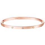 Cartier Love Bracelet With 6 Brilliant Cut Diamonds 18K Rose Gold Small Model