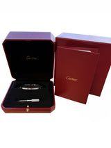Cartier Love Bracelet Small Model With 6 Brilliant Cut Diamonds 18K White Gold