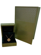 Van Cleef & Arpels Vintage Alhambra Pendant 18K Yellow Gold Diamond Necklace