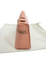 Loro Piana Extra Pocket L19 Monitor Lizard Dark Bubblegum/Sun Gold Chain Strap