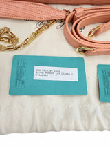 Loro Piana Extra Pocket L19 Monitor Lizard Dark Bubblegum/Sun Gold Chain Strap