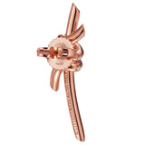Tiffany & Co. Tiffany Knot Round Brilliant Pavé Diamond Earrings 18K Rose Gold