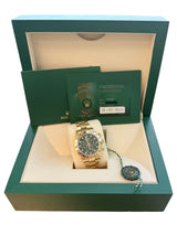 Rolex Daytona Chronograph Yellow Gold John Mayer Green Dial Mens Watch 116508