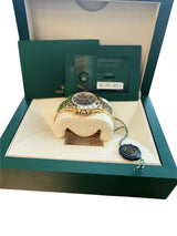 Rolex Daytona Chronograph Yellow Gold John Mayer Green Dial Mens Watch 116508