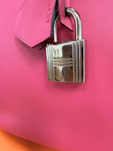 Hermès Birkin 30 Rose Shocking Swift Leather With Palladium Hardware Handbag