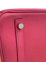Hermès Birkin 30 Rose Shocking Swift Leather With Palladium Hardware Handbag
