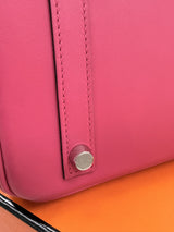 Hermès Birkin 30 Rose Shocking Swift Leather With Palladium Hardware Handbag