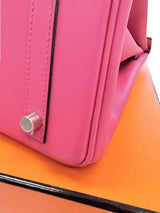 Hermès Birkin 30 Rose Shocking Swift Leather With Palladium Hardware Handbag