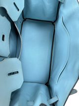 Hermès Birkin 30 Blue Atoll Epsom Leather With Palladium Hardware