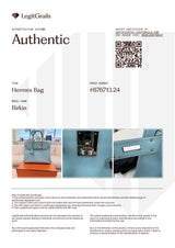Hermès Birkin 30 Blue Atoll Epsom Leather With Palladium Hardware