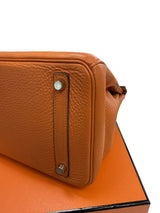 Hermès Birkin 30 Orange Togo Leather With Gold Hardware Handbag