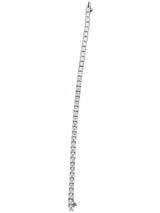 Platinum 9.00 CTW Natural Diamond Tennis Bracelet 38 Round Brilliant Diamonds