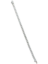 Platinum 9.00 CTW Natural Diamond Tennis Bracelet 38 Round Brilliant Diamonds