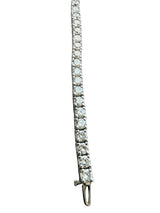 Platinum 9.00 CTW Natural Diamond Tennis Bracelet 38 Round Brilliant Diamonds