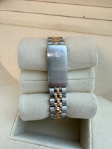 Rolex Lady-Datejust 26mm White Roman Diamond Dial Steel Yellow Gold Watch 69173