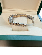 Rolex Lady-Datejust 26mm White Roman Diamond Dial Steel Yellow Gold Watch 69173
