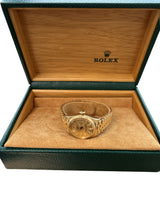 Rolex Lady-Datejust President 26mm Champagne Dial Yellow Gold Women's Watch 6917