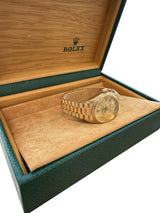 Rolex Lady-Datejust President 26mm Champagne Dial Yellow Gold Women's Watch 6917