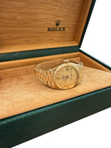 Rolex Lady-Datejust President 26mm Champagne Dial Yellow Gold Women's Watch 6917