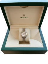 Rolex Lady-Datejust 26mm Two-Tone Silver Sunburst Dial Automatic Watch 69173