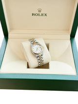 Rolex Lady-Datejust 26mm Two-Tone Silver Sunburst Dial Automatic Watch 69173
