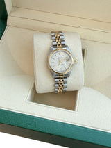 Rolex Lady-Datejust 26mm Two-Tone Silver Sunburst Dial Automatic Watch 69173