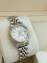Rolex Lady-Datejust 26mm Two-Tone Silver Sunburst Dial Automatic Watch 69173