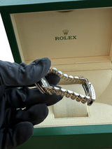 Rolex Lady-Datejust 26mm Two-Tone Silver Sunburst Dial Automatic Watch 69173