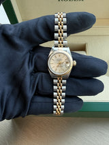 Rolex Lady-Datejust 26mm Two-Tone Silver Sunburst Dial Automatic Watch 69173