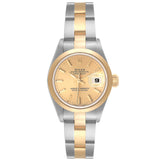 Rolex Lady-Datejust 26mm Steel Yellow Gold Champagne Dial Ladies Watch 79163