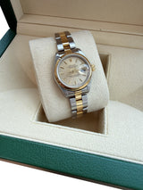 Rolex Lady-Datejust 26mm Steel Yellow Gold Champagne Dial Ladies Watch 79163