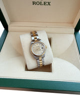 Rolex Lady-Datejust 26mm Steel Yellow Gold Champagne Dial Ladies Watch 79163