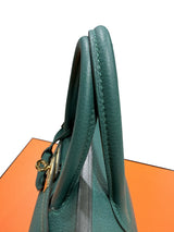 Hermes Birkin 25 Malachite Togo Leather Gold Hardware Handbag