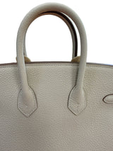 Hermès Birkin 25 Craie Togo Leather With Palladium Hardware Handbag
