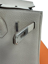 Hermès Birkin 25 Craie Togo Leather With Palladium Hardware Handbag