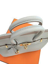 Hermes Birkin 25 Gris Perle Togo Leather With Gold Hardware B Stamp 2023 Handbag