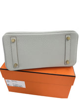Hermes Birkin 25 Gris Perle Togo Leather With Gold Hardware B Stamp 2023 Handbag