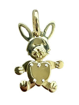 Pomellato Orsetto 18K Yellow Gold Fashion Charm Top Big Pendant Necklace 7.3G