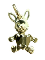 Pomellato Orsetto 18K Yellow Gold Fashion Charm Top Big Pendant Necklace 7.3G