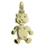 Pomellato 18K Yellow Gold Animal Cat Charm Fashion Pendant 2.4G Made in Italy
