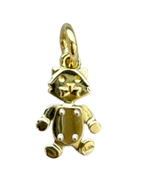 Pomellato 18K Yellow Gold Animal Cat Charm Fashion Pendant 2.4G Made in Italy