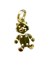 Pomellato 18K Yellow Gold Animal Cat Charm Fashion Pendant 2.4G Made in Italy