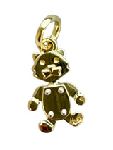 Pomellato 18K Yellow Gold Animal Cat Charm Fashion Pendant 2.4G Made in Italy