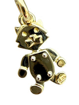 Pomellato 18K Yellow Gold Animal Cat Charm Fashion Pendant 2.4G Made in Italy