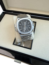 Patek Philippe Nautilus 40.5mm Travel Time Stainless Steel Watch 5990/1A-001