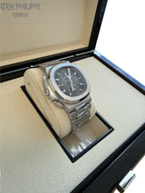 Patek Philippe Nautilus 40.5mm Travel Time Stainless Steel Watch 5990/1A-001