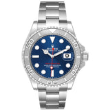 Rolex Yacht-Master 40mm Steel Platinum Blue Dial Oyster Bracelet Watch 126622