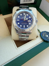 Rolex Yacht-Master 40mm Steel Platinum Blue Dial Oyster Bracelet Watch 126622