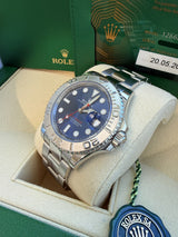 Rolex Yacht-Master 40mm Steel Platinum Blue Dial Oyster Bracelet Watch 126622